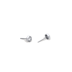 Lab Grown Diamond Hexagon Studs in 14K Solid Gold/Platinum - Earrings