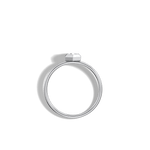 Hexagon Lab Grown Diamond Fashion Ring in 14K Solid Gold/Platinum - Rings