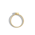 Hexagon Lab Grown Diamond Fashion Ring in 14K Solid Gold/Platinum - Rings