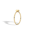 Hexagon Lab Grown Diamond Fashion Ring in 14K Solid Gold/Platinum - Rings