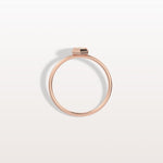 Lab Grown Diamond Hexagon Fashion Ring in 14K Solid Gold/Platinum - Rings