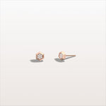 Lab Grown Diamond Hexagon Stud Earring in 14K Solid Gold/Platinum - Earrings