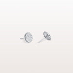 Lab Grown Diamond Push Back milgrain Stud Earring - Earrings
