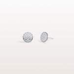 Lab Grown Diamond Push Back milgrain Stud Earring - Earrings