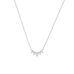 Pear Lab Grown Diamond Cluster Necklace - Necklaces