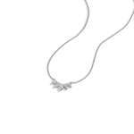 Pear Lab Grown Diamond Cluster Necklace - Necklaces