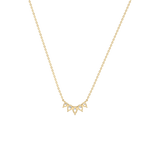 Pear Lab Grown Diamond Cluster Necklace - Necklaces