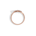 0.41CTW Lab Grown Diamond Curved Anniversary Band - Rings