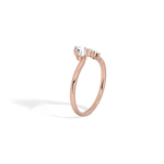 0.41CTW Lab Grown Diamond Curved Anniversary Band - Rings