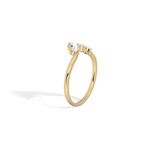 0.41CTW Lab Grown Diamond Curved Anniversary Band - Rings