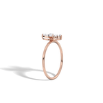 0.5CTW Lab Grown Diamond Butterfly Ring in 14K Solid Gold/Platinum - Rings