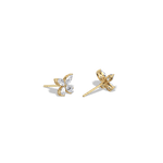 1CTW Lab Grown Diamond Butterfly Stud Earring - Earrings