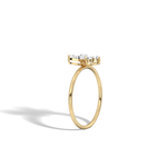 0.5CTW Lab Grown Diamond Butterfly Ring in 14K Solid Gold/Platinum - Rings
