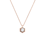 0.3CT Lab Grown Diamond Necklace In 14K Solid Gold/Platinum - Necklaces