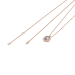 0.3CT Lab Grown Diamond Necklace In 14K Solid Gold/Platinum - Necklaces
