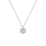 0.3CT Lab Grown Diamond Necklace In 14K Solid Gold/Platinum - Necklaces