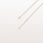 Lab Grown Diamond Clover Station Necklace In 14K Solid Gold/Platinum - Necklaces