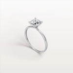 1CT Round Lab Grown Diamond Ring In 14K Gold - Rings