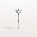 3CT Round Lab Grown Diamond Ring In 14K Gold - Rings