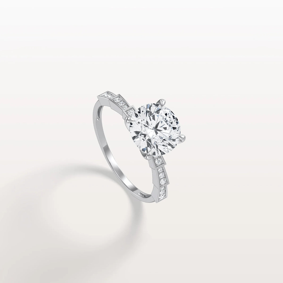 2CT Hidden Halo Lab Diamond Ring - Fashion,Pave - Rings