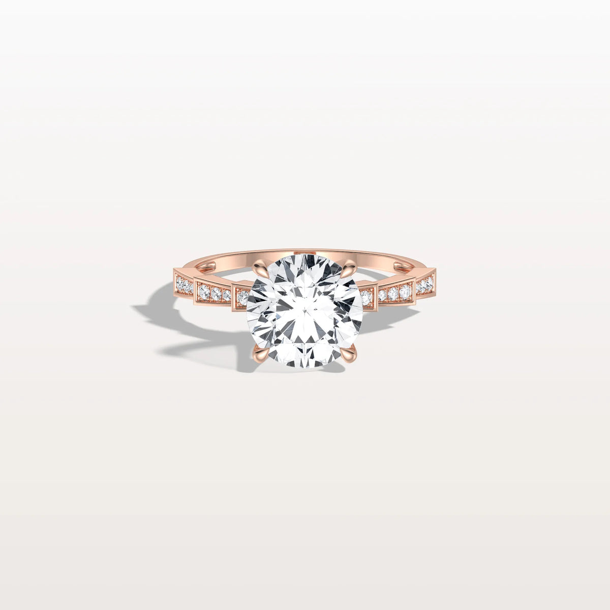 2CT Hidden Halo Lab Diamond Ring - Fashion,Pave - Rings
