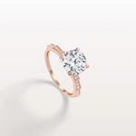 2CT Hidden Halo Lab Diamond Ring - Fashion,Pave - Rings