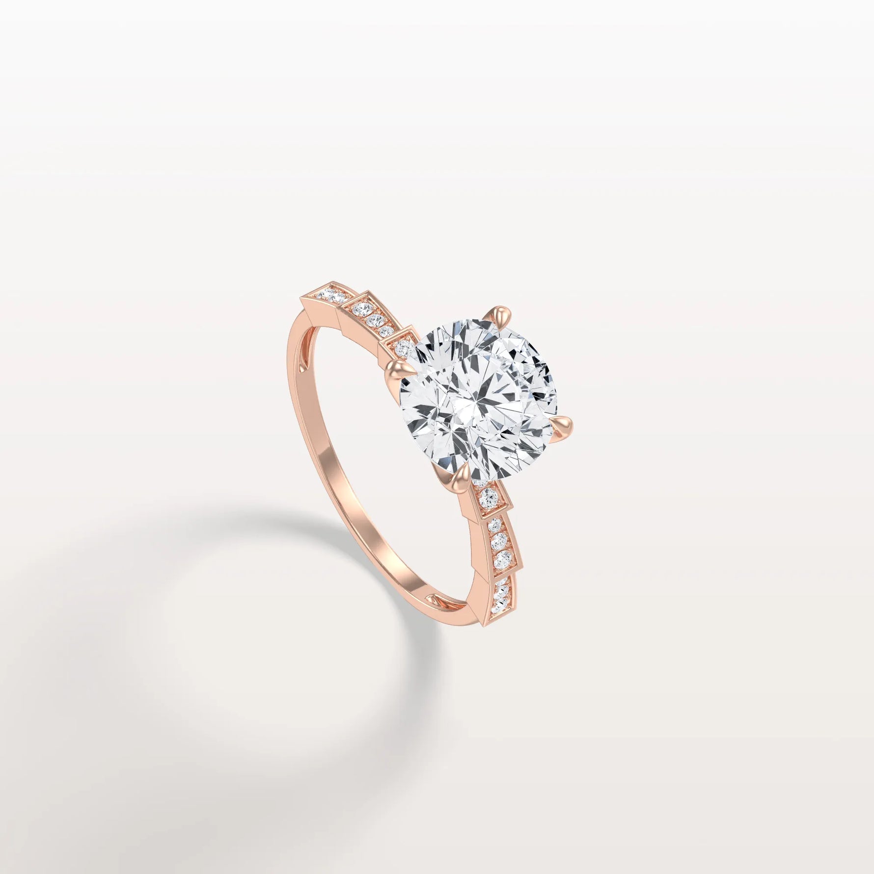 2CT Hidden Halo Lab Diamond Ring - Fashion,Pave - Rings