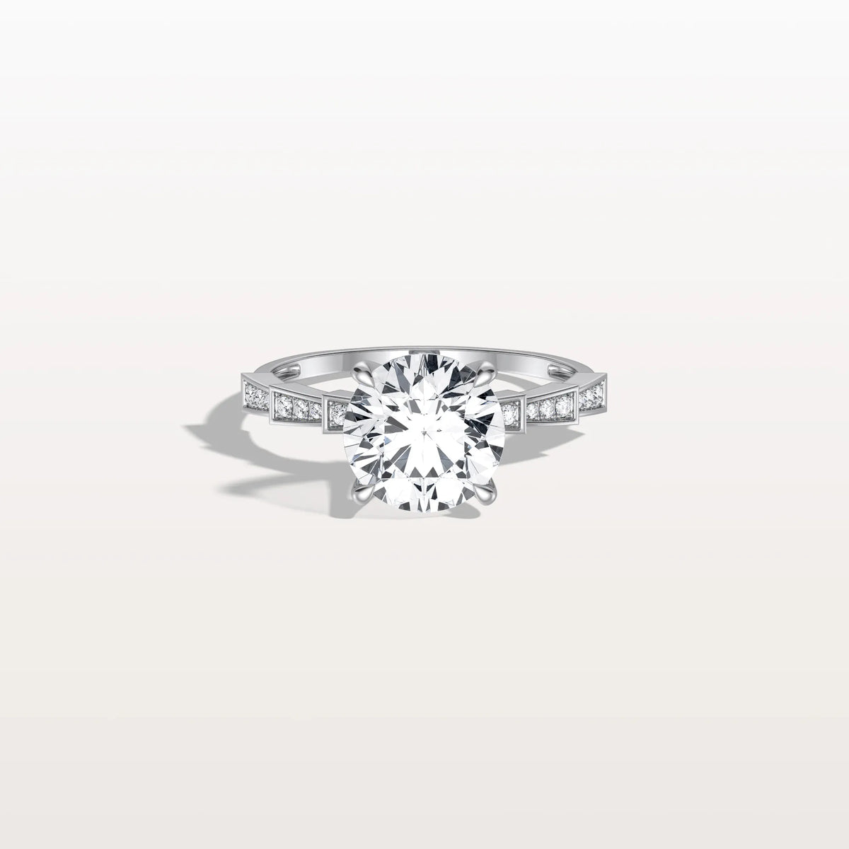 2CT Hidden Halo Lab Diamond Ring - Fashion,Pave - Rings