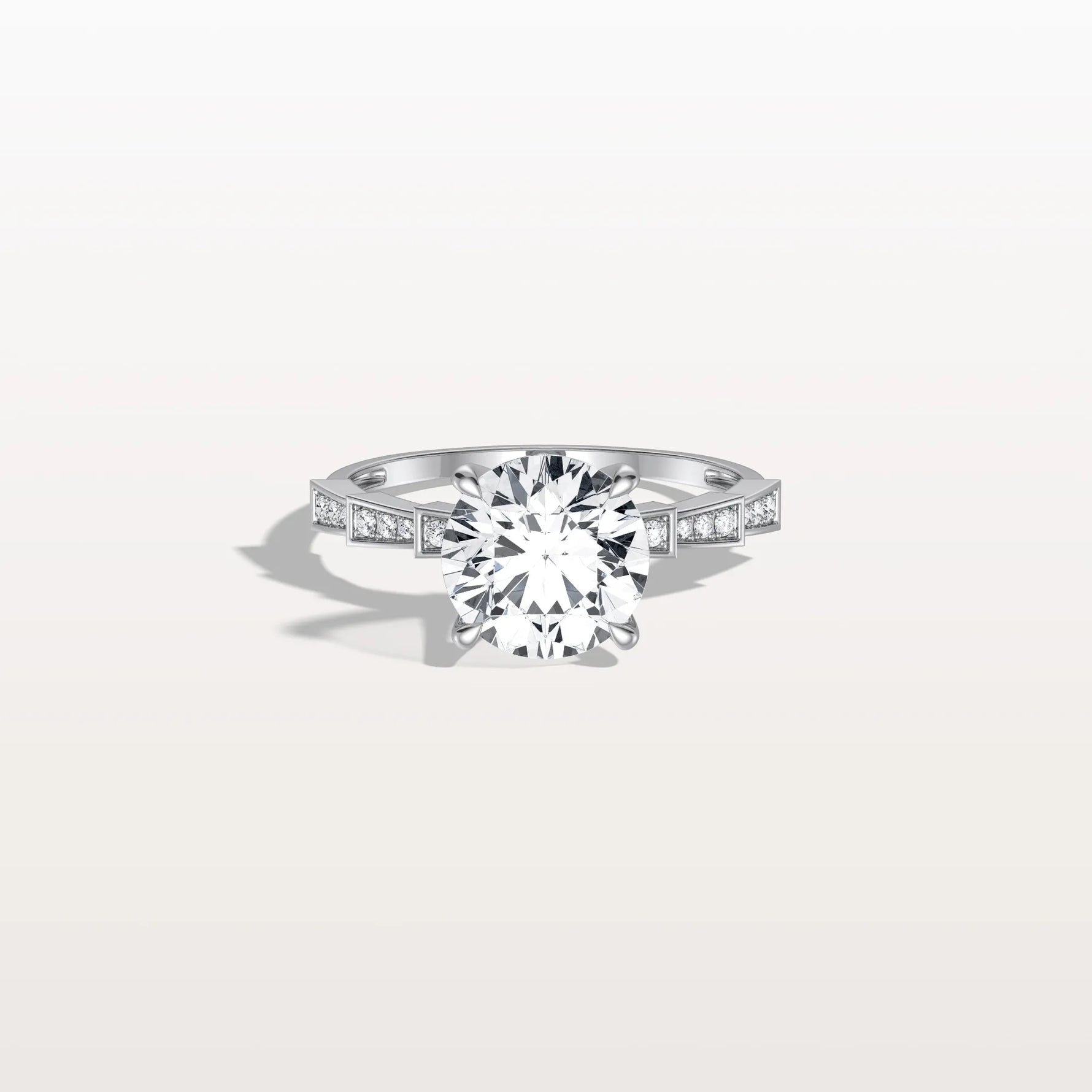 2CT Hidden Halo Lab Diamond Ring - Fashion,Pave - Rings