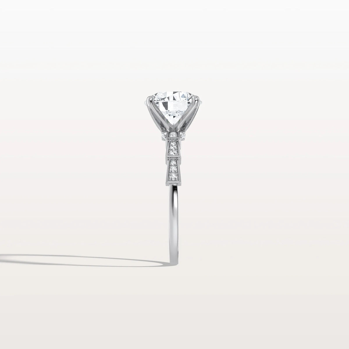 2CT Hidden Halo Lab Diamond Ring - Fashion,Pave - Rings