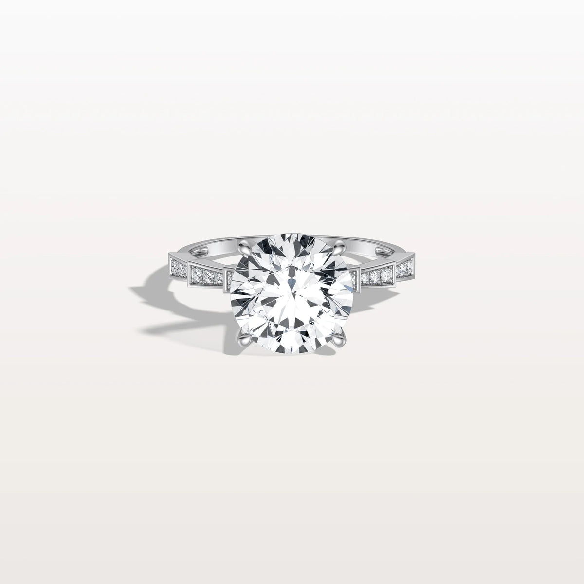 3CT Hidden Halo Lab Diamond Ring - Fashion,Pave - Rings
