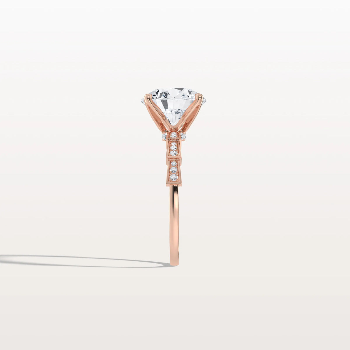 3CT Hidden Halo Lab Diamond Ring - Fashion,Pave - Rings