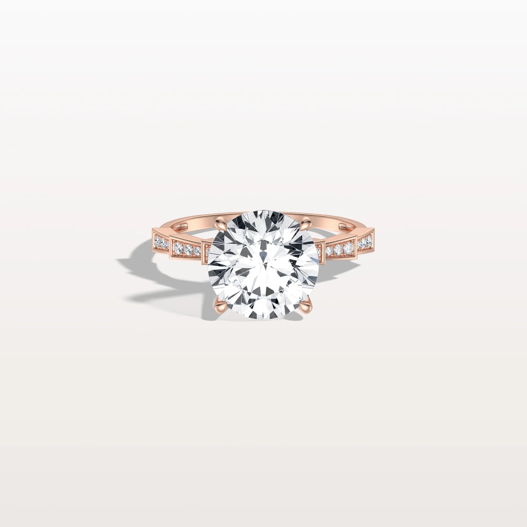 3CT Hidden Halo Lab Diamond Ring - Fashion,Pave - Rings