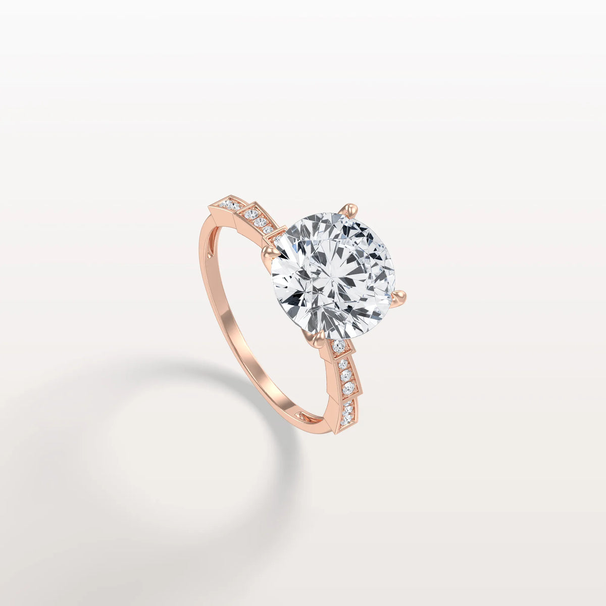 3CT Hidden Halo Lab Diamond Ring - Fashion,Pave - Rings