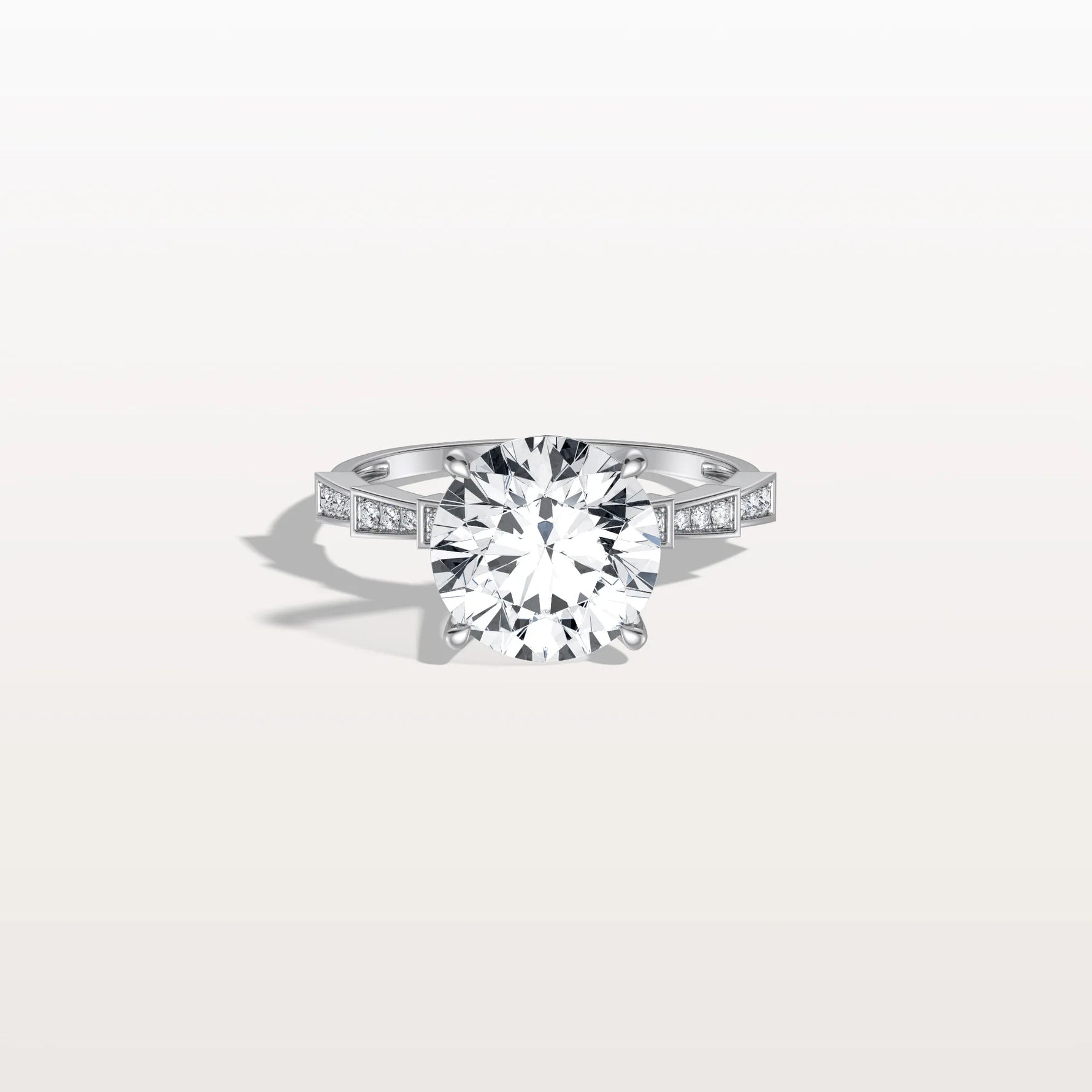 3CT Hidden Halo Lab Diamond Ring - Fashion,Pave - Rings