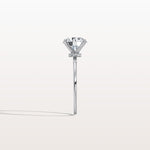 2CT Hidden Halo Lab Diamond Engagement Ring With Side Accents - Rings