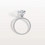 3CT Lab Grown Pear Engagement Ring with Hidden Halo - Rings