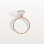 3CT Lab Grown Pear Engagement Ring with Hidden Halo - Rings