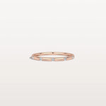 Lab Grown Diamond Dainty Stacking Ring with Lab Diamonds - Rings