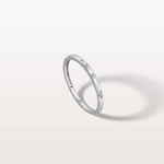 Lab Grown Diamond Dainty Stacking Ring with Lab Diamonds - Rings
