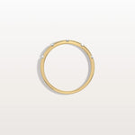 Lab Grown Diamond Dainty Stacking Ring with Lab Diamonds - Rings