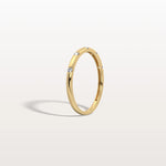 Lab Grown Diamond Dainty Stacking Ring with Lab Diamonds - Rings