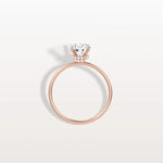1CT Round Lab Grown Diamond Double Hidden Halo Ring - Rings