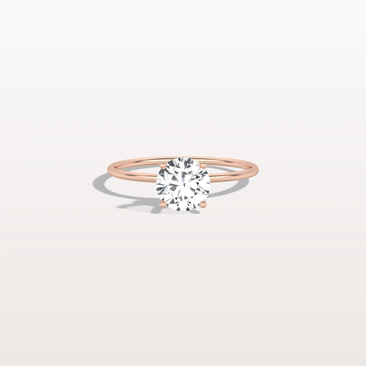 1CT Round Lab Grown Diamond Double Hidden Halo Ring - Rings