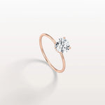 1CT Round Lab Grown Diamond Double Hidden Halo Ring - Rings