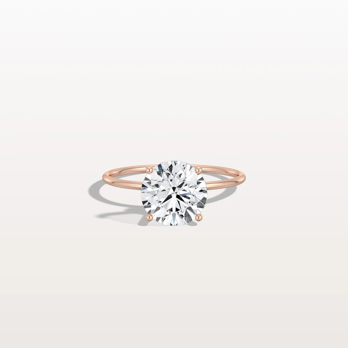 2CT Round Lab Grown Diamond Double Hidden Halo Ring - Rings