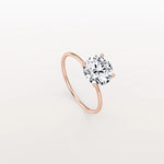 2CT Round Lab Grown Diamond Double Hidden Halo Ring - Rings