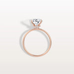 2CT Round Lab Grown Diamond Double Hidden Halo Ring - Rings