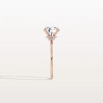 2CT Round Lab Grown Diamond Double Hidden Halo Ring - Rings