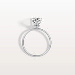 Double Hidden Halo Promise Ring with 2CT Pear Lab Grown Diamond - Rings